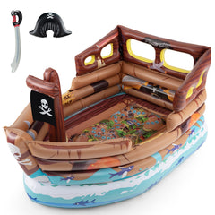 Inflatable Pirate Ship – Blow-Up Playscape with Built-In Motor