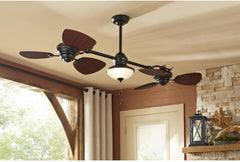 74-Inch Outdoor Ceiling Fan, Bronze