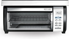 Under-Counter Toaster Oven, Black and Stainless Steel