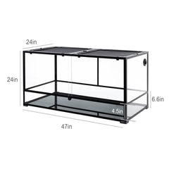 120gallon Extra Large Reptile Terrarium