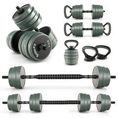 92 LBS Adjustable Dumbbell Set, Free Weight Set with Connector