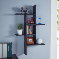 Cantilever Floating Wall Shelf, Modern Decorative Display Shelf for Living Room, Bedroom and Home Storage