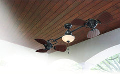 74-Inch Outdoor Ceiling Fan, Bronze