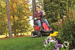 382cc 6-Speed Riding Lawn Mower with Adjustable Cutting Height