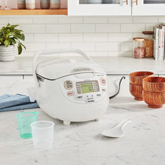 5.5-Cup Rice Cooker, Made in Japan, Premium White