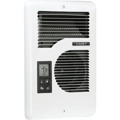 Electric Wall Heater with Digital Thermostat, 240/208/120V, White