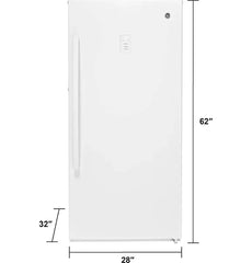 14.1 Cu. ft. White Frost-free Upright Freezer