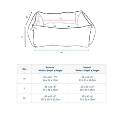 Box Bed For Dogs in Savanna – M, Savanna Bone pour la maison et le jardin