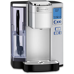 Single-Serve Coffee Maker with 72-Ounce Reservoir, Programmable Brewing and Hot Water Dispenser, Stainless Steel
