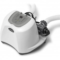 Saltwater Pool Chlorine System with E.C.O. Technology for Above-Ground Pools up to 15,000 Gallons, 110-120V with GFCI