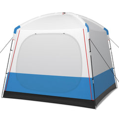 Camping Tent for 3-5 People – Portable Cabin Shelter with Double-Layer Mesh Door