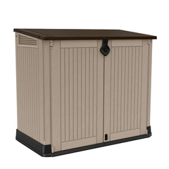 30 Cu. Ft. All-Weather Resin Storage Shed, Beige