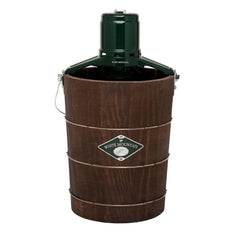 6-Quart Electric Ice Cream Maker, Green and Brown