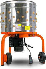 Electric Chicken Plucker – 1HP 280RPM Stainless Steel with 92 Fingers & Drum