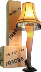 45-Inch Christmas Deluxe Leg Lamp, Multicolor