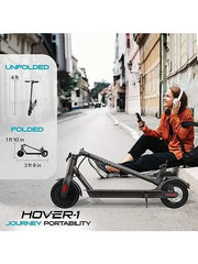 Electric Scooter, 14 MPH, 16-Mile Range, 5-Hour Charge, LCD Display, 8.5-Inch Tires, 220-Lb. Capacity