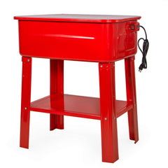20-Gallon Parts Washer, Heavy-Duty Cleaning Tank with General-Purpose Solvent Pump, Automotive Parts Cleaning Machine