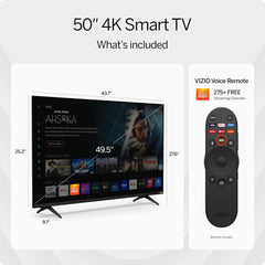 50-Inch 4K HDR Smart TV with Dolby Vision, HDR10+ and WiFi 6