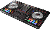4-Channel Professional DJ Controller with Performance Pads and Dual Jog Wheels