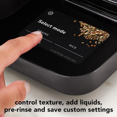 8-Cup Grain and Rice Cooker with Integrated Scale and Delayed Cook