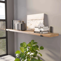 60 Inch Floating Wall Shelf, 9.25" Deep Wall Mounted Storage Shelf for Living Room, Bedroom and Home Decor
