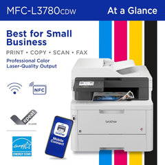 All-In-One Wireless Color Printer with Fast Printing, Scanning, Copying and Faxing