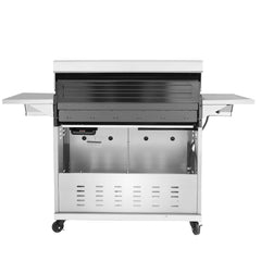 Stainless Steel 6-Burner Gas Grill – 74,000 BTU with Sear & Side Burner, Cabinet Style