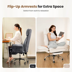 Big and Tall Executive Ergonomic Office Chair, High Back Computer Desk Chair for Home Office and Workspace