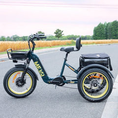48V 14Ah 750W Foldable Fat Tire Electric Trike, 330-Lb. Capacity