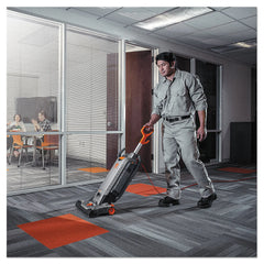 15-Inch Commercial Upright Vacuum Cleaner with Intellibelt, for Carpet and Hard Floors, Gray