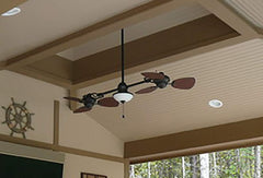 74-Inch Outdoor Ceiling Fan, Bronze