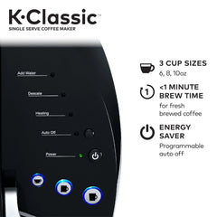 Single-Serve Coffee Maker for Coffee Pods, Black