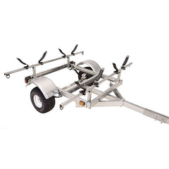 2-Kayak Trailer Package, 600-Lb. Capacity, Galvanized Steel, LED Lights, 70 MPH Rated Tires