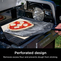 5-in-1 Electric and Propane Grill, 3-Burner Outdoor BBQ Grill and Smoker with Digital Controls, Griddle and Pizza Maker, Stainless Steel