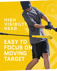 Adjustable Height Baseball Swing Trainer, Batting Practice Training Equipment for Hitting and Swing Skills