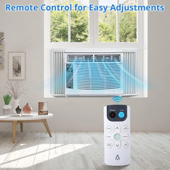 6,000 BTU 115V Window Air Conditioner with Reusable Filter, for Rooms Up to 250 Sq. Ft.