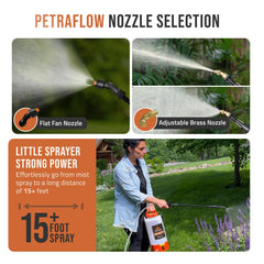 2 Gallon Battery Powered Sprayer, Rechargeable Cordless Electric Pump Sprayer for Garden, Lawn and Outdoor Use