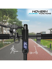 Electric Scooter, 14 MPH, 16-Mile Range, 5-Hour Charge, LCD Display, 8.5-Inch Tires, 220-Lb. Capacity
