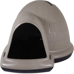 XL Igloo Dog House for Dogs 90-125 Lbs., All-Weather Pet Shelter, Made in USA
