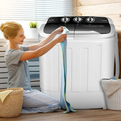 Premium Portable Twin Tub Washer and Dryer Machine