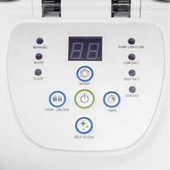 Saltwater Pool Chlorine System with E.C.O. Technology for Above-Ground Pools up to 15,000 Gallons, 110-120V with GFCI
