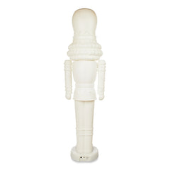 75-Inch Animated White Nutcracker Blow Mold