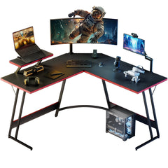 L-Shaped Gaming Desk, Computer Corner Desk and Office Writing Desk for Home