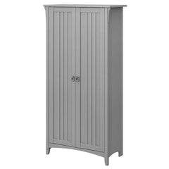Tall Storage Cabinet with Doors, Freestanding Shelving Organizer with Adjustable Shelves for Home, Office and Living Room