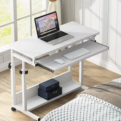 Height Adjustable Laptop Desk, Portable Sofa and Bed Table for Work and Study