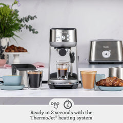 Espresso Machine, Brushed Stainless Steel