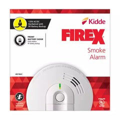Hardwired Smoke Alarm with Ionization Sensor, 120V AC, 9V Battery Backup
