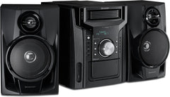 240W 5-Disc Mini Shelf Stereo System – Bluetooth, Cassette Deck, USB & AM/FM Radio
