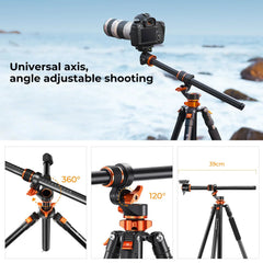 90 Inch Ultra High Camera Tripod with Metal Ball Head, Extra Tall Heavy Duty Photography Tripod Stand