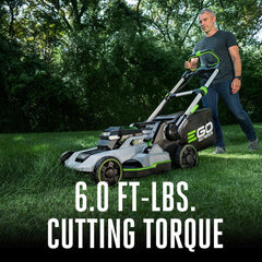 21-Inch 56V Self-Propelled Cordless Lawn Mower with 2 x 4.0Ah Batteries and Rapid Charger, Black
